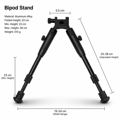 Taktische Zweibein BlackAirsoft EagleForce Tactical Bipod