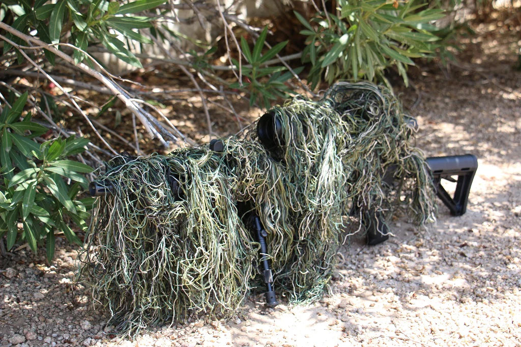 Maskovací pokrytí typu Ghillie na zbraň