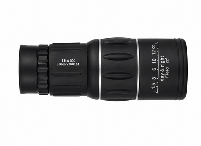 Monokular 16x52 mit einstellbarem Fokus